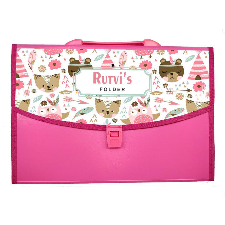 Pink Folder - Tribal