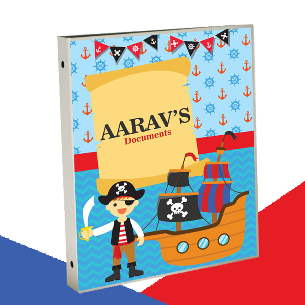 Personalised Binder - Pirate