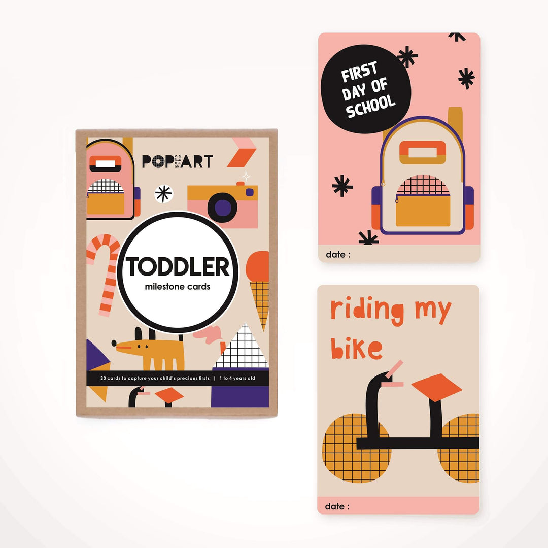 Milestone Cards | Toddler (box of 30 cards)