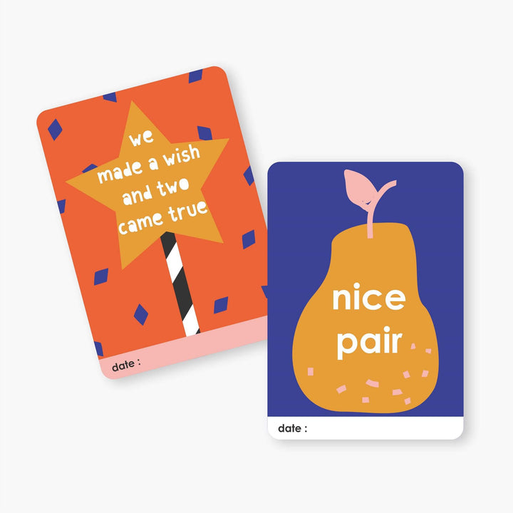 Milestone Cards | Twin (box of 30 cards)