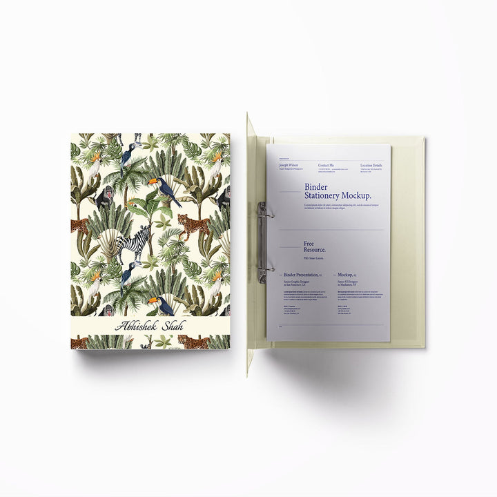A4 Vertical Clip Binder File (Themes Available)