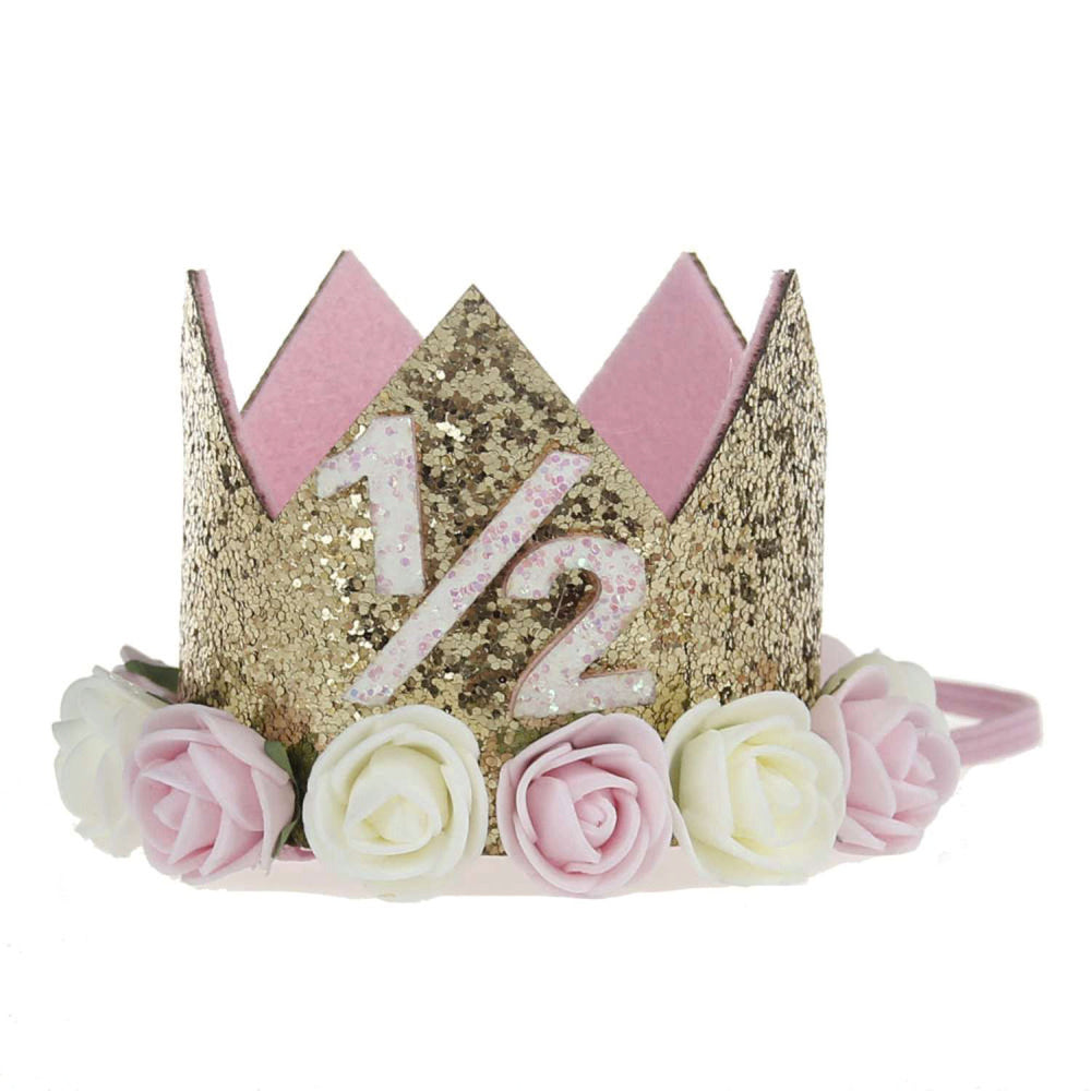 Half Birthday Cupid Set - Pink Polka