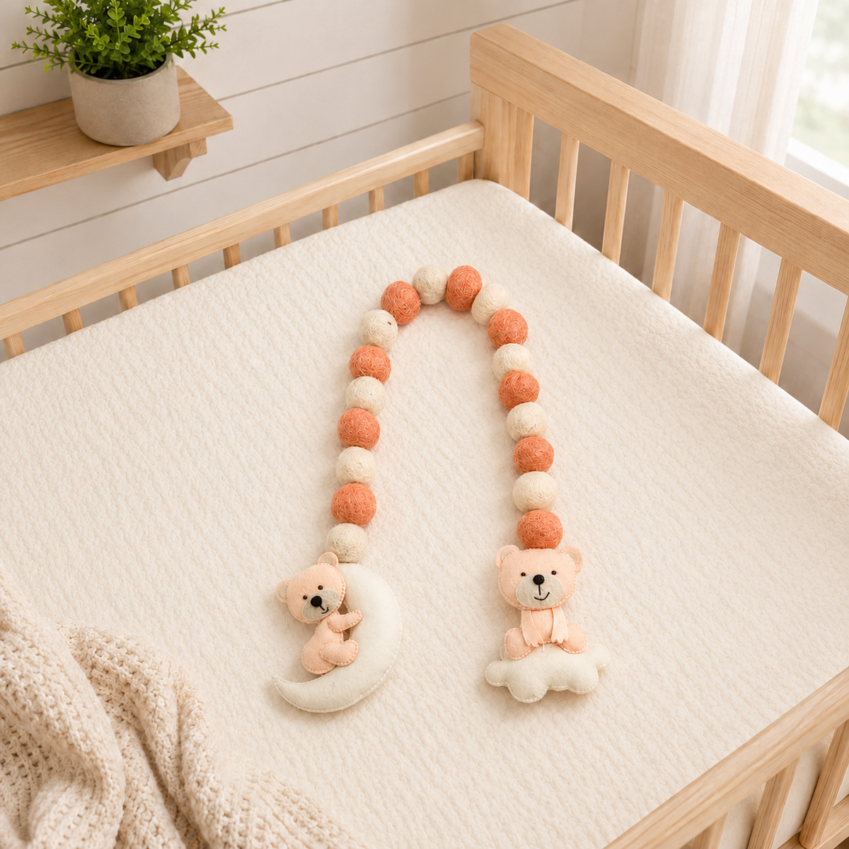 Curtain Tie - Teddy’s Celestial Journey