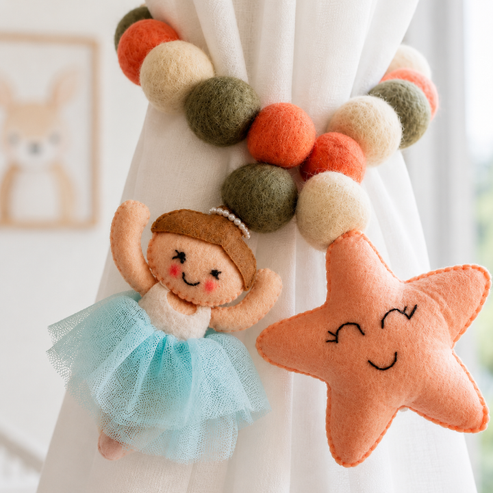 Curtain Tie - Tiny Twirl