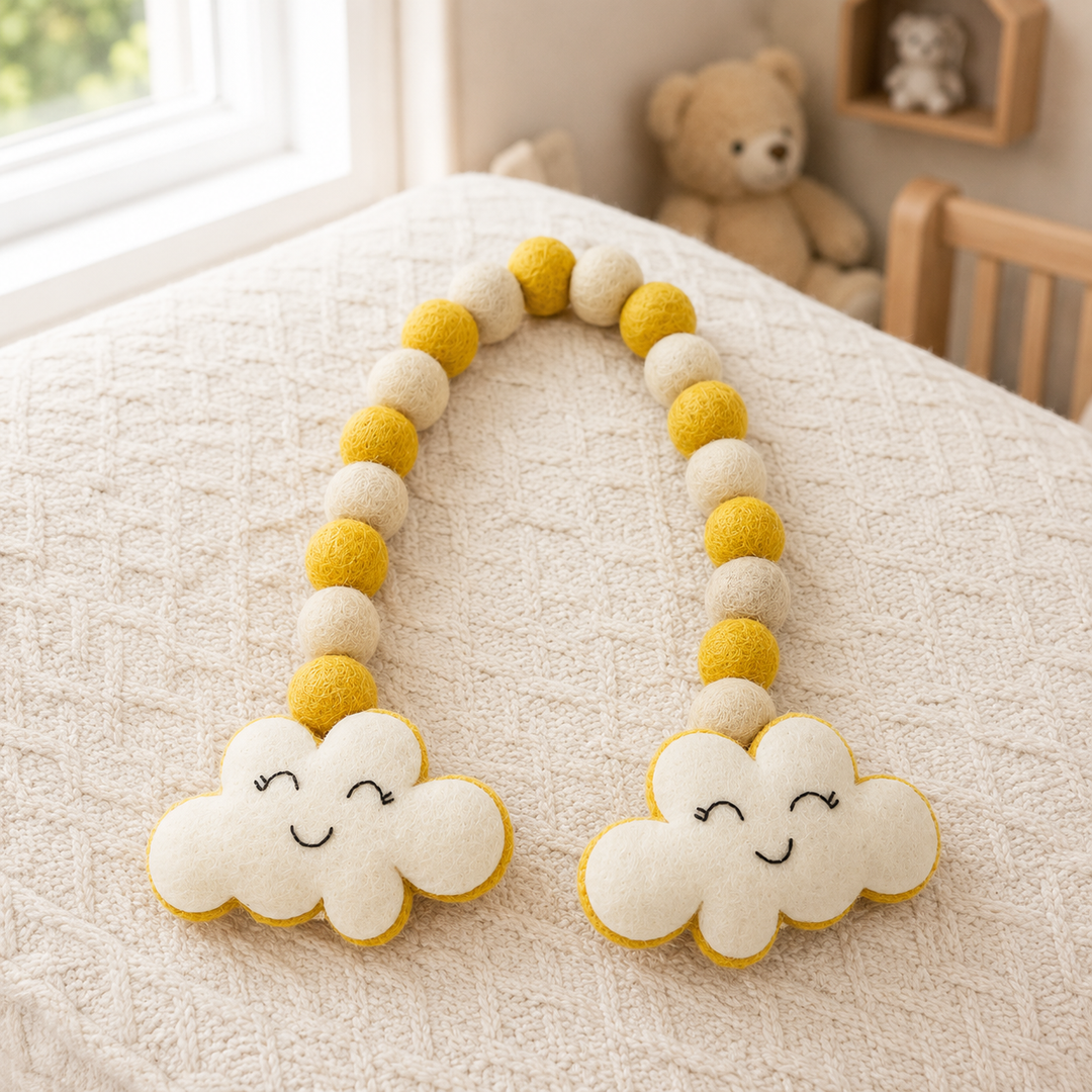 Curtain Tie - Smiling Cloud