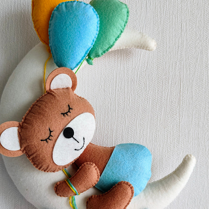 Babble Wrap Dreamy Bear Name Hanging