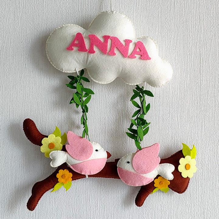 Babble Wrap Birdie Bliss Name Hanging