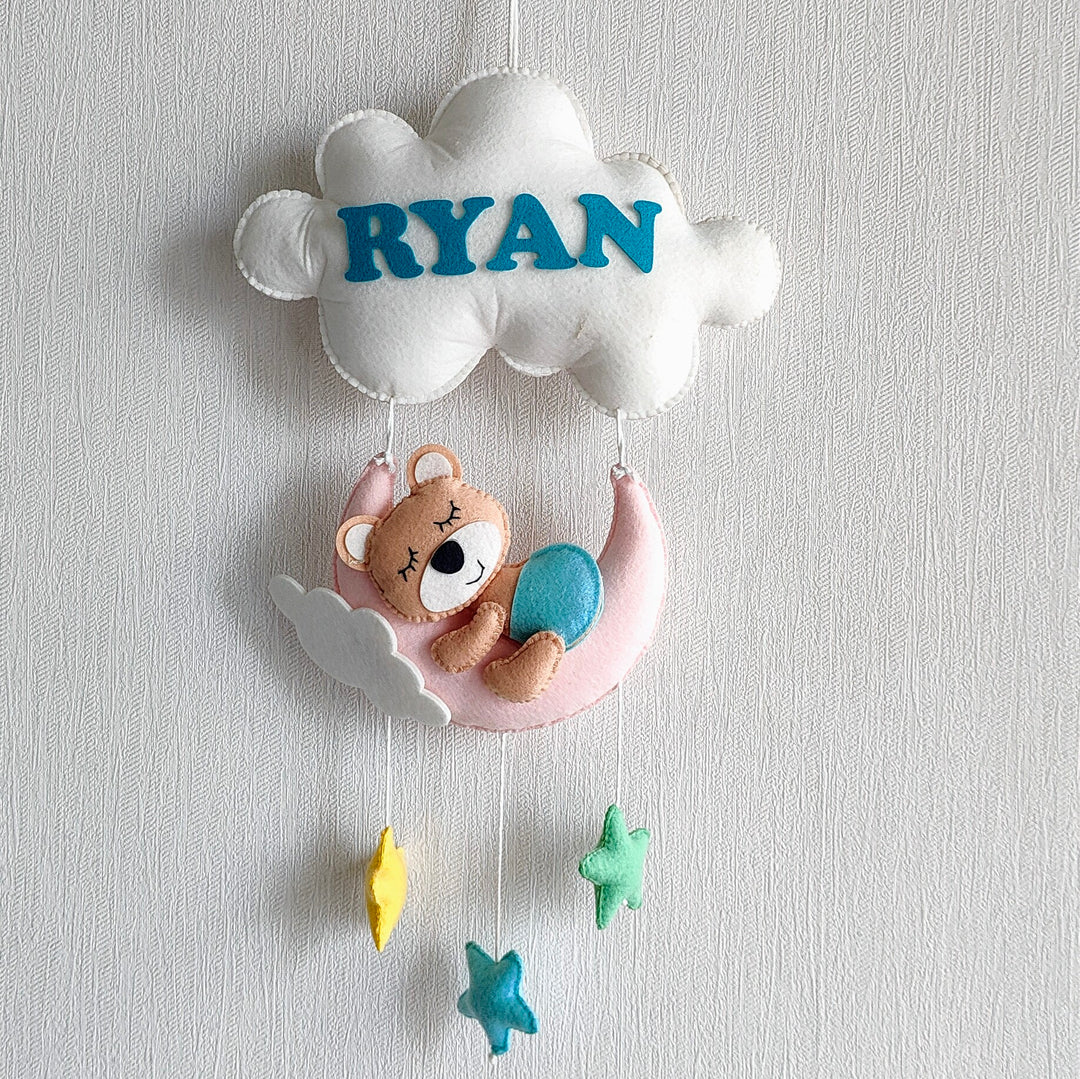 Babble Wrap Starry Snooze Name Hanging