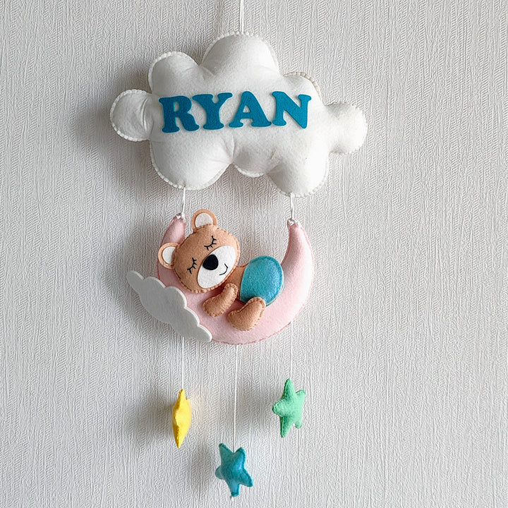 Babble Wrap Starry Snooze Name Hanging