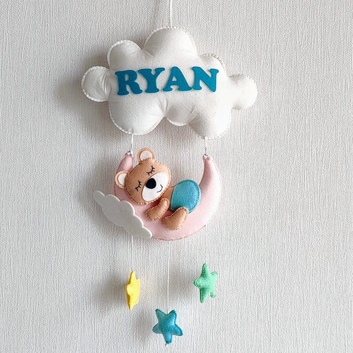Babble Wrap Starry Snooze Name Hanging