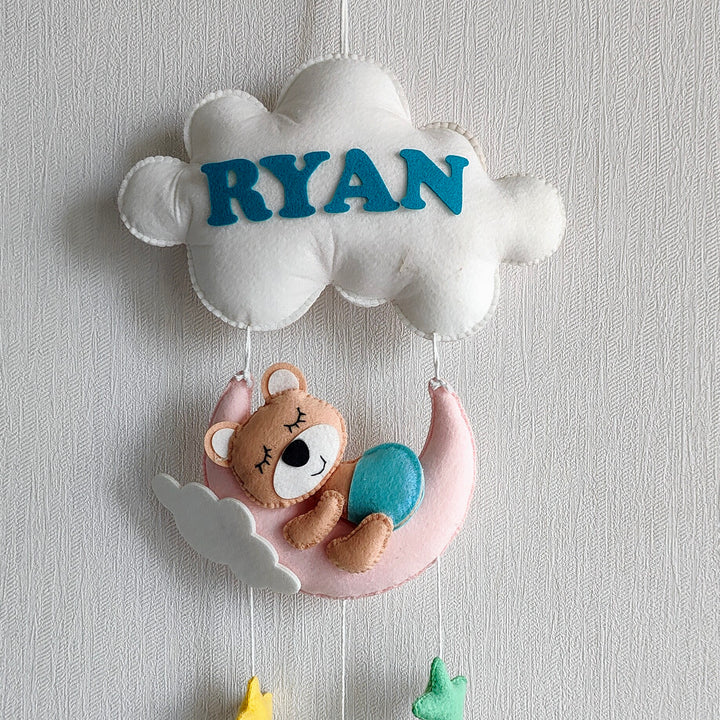Babble Wrap Starry Snooze Name Hanging