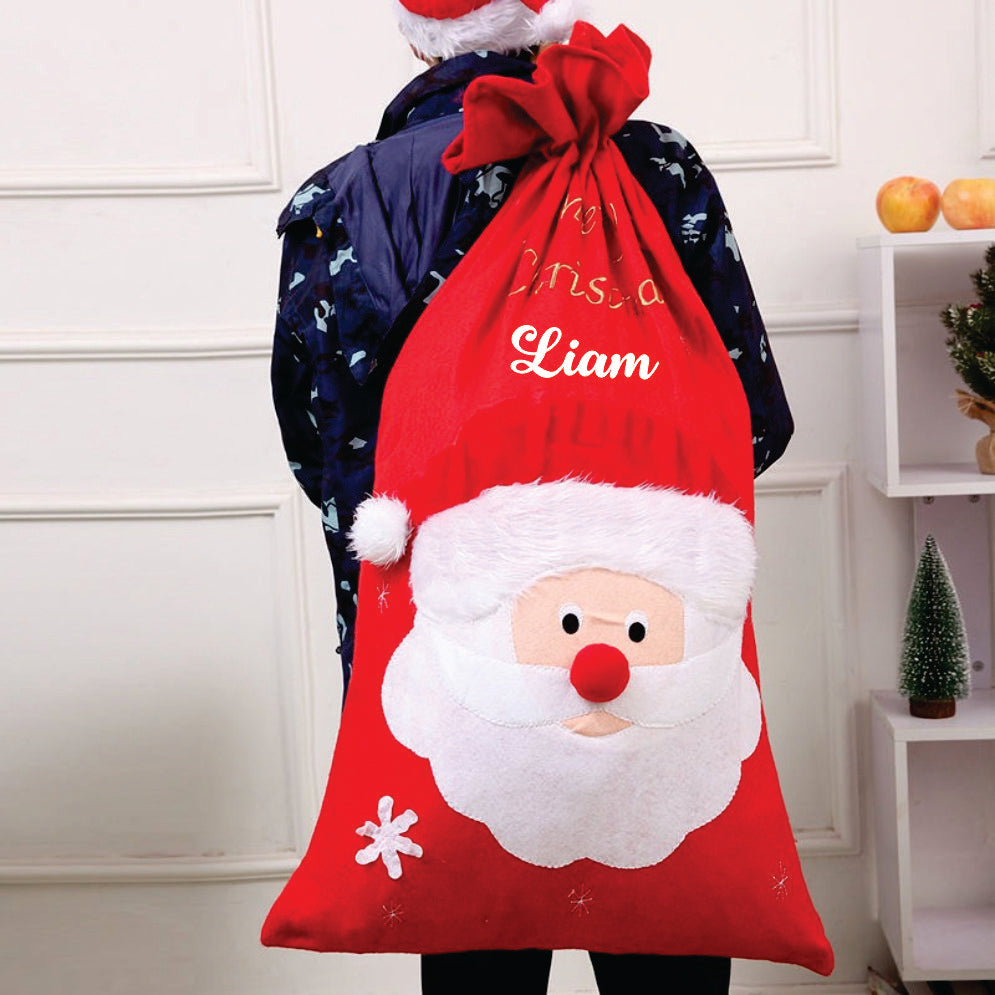 Babble Wrap Christmas Sacks- Santa (Grand Size)