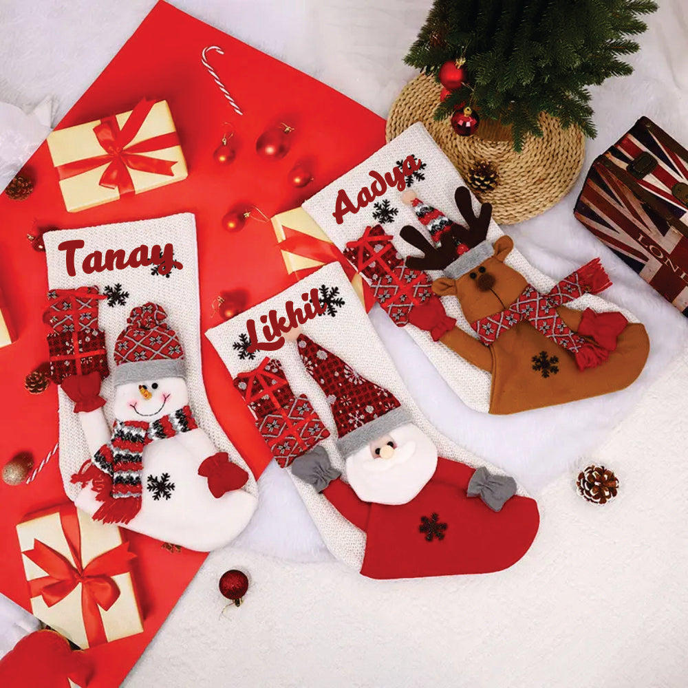 Babble Wrap Surprise Wishes Stockings (Set of 3)