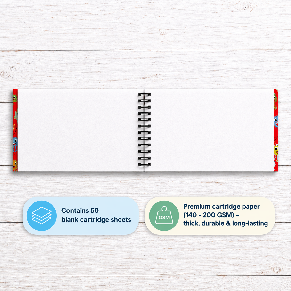 Doodle Book With Personalized Crayons - Bunting Balloons