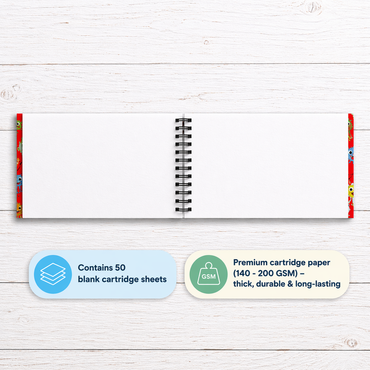 Doodle Book With Personalized Crayons - Circus