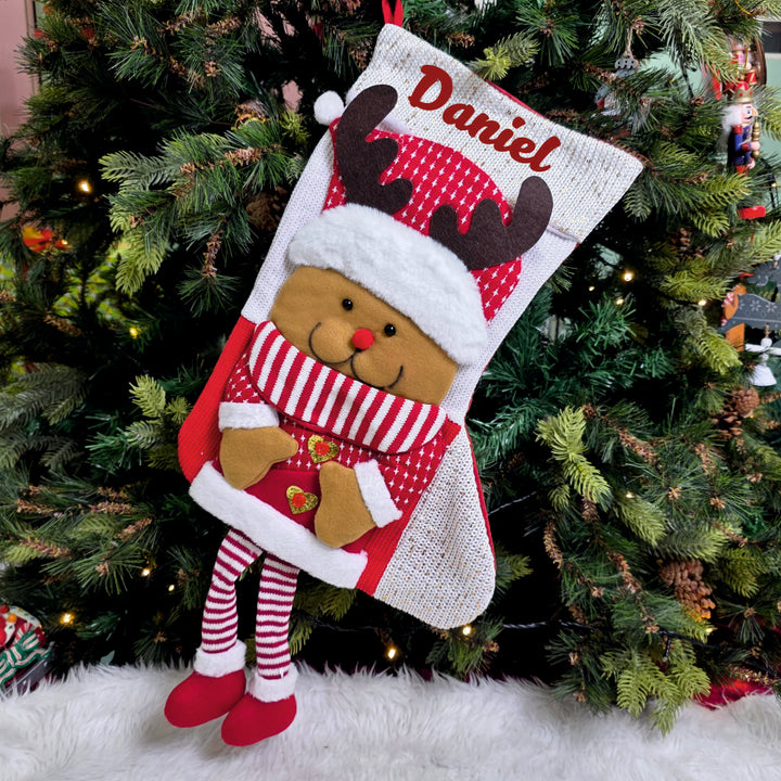 Jolly Danglers - Reindeer Stocking