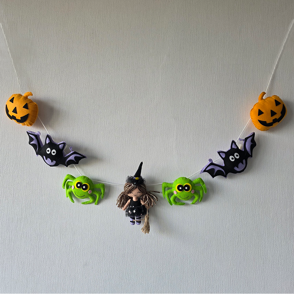 Happy Halloween Bunting – The Witch & Her Boo Crew