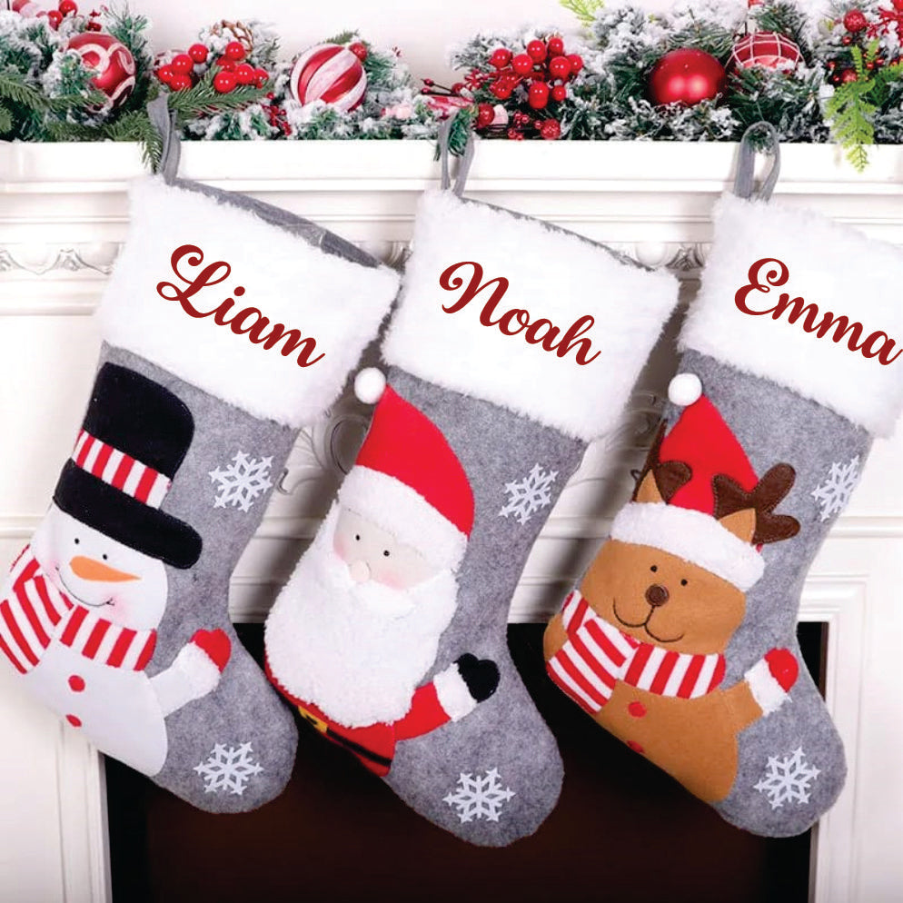 Babble Wrap Holiday Harmony Stocking - Set Of 3