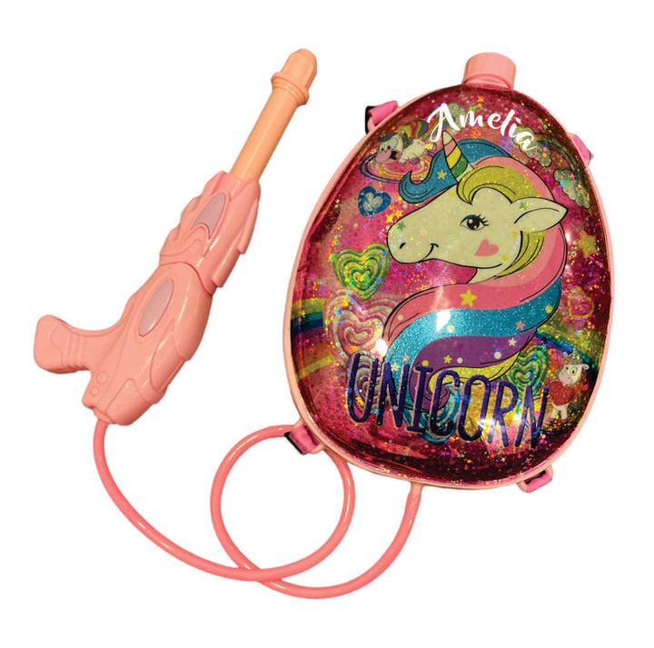 Personalised Holi Pichkari- Rainbow Unicorn (High Pressure Gun)