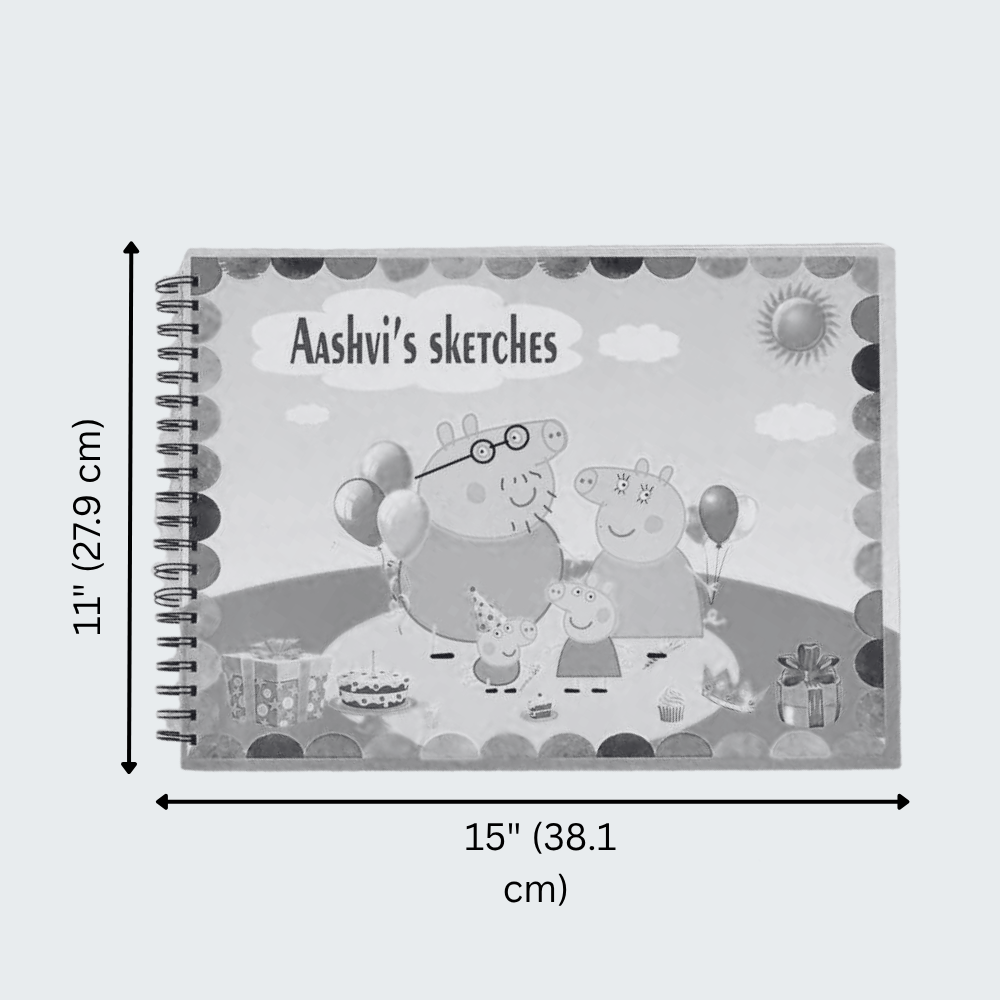 Doodle Book With Personalized Crayons - Bunting Balloons