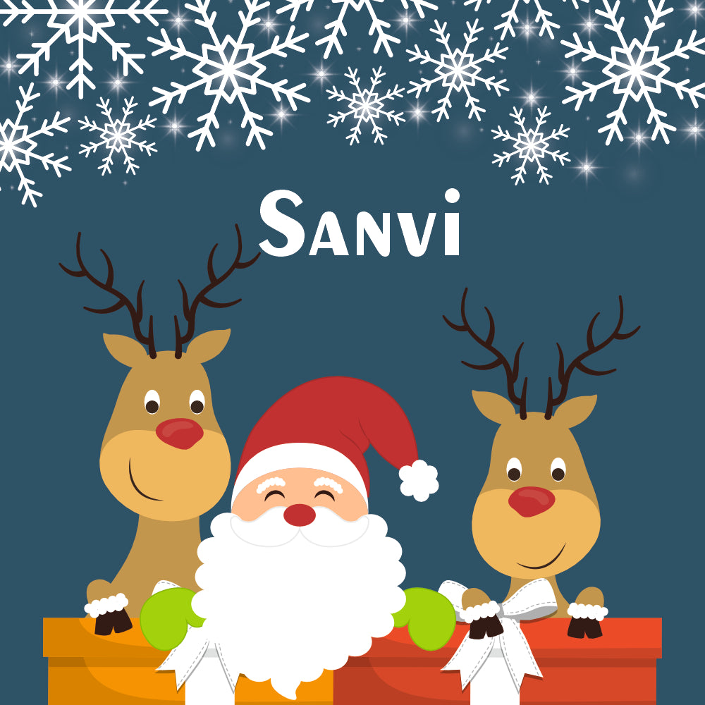 Magnetic Puzzle – Santa & Reindeer Celebration
