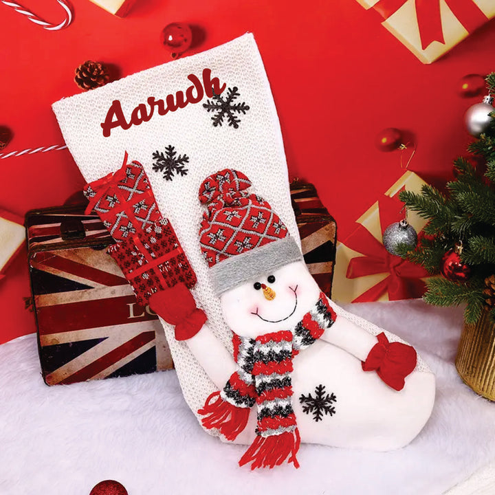 Babble Wrap Surprise Wishes Stocking (Snowman)