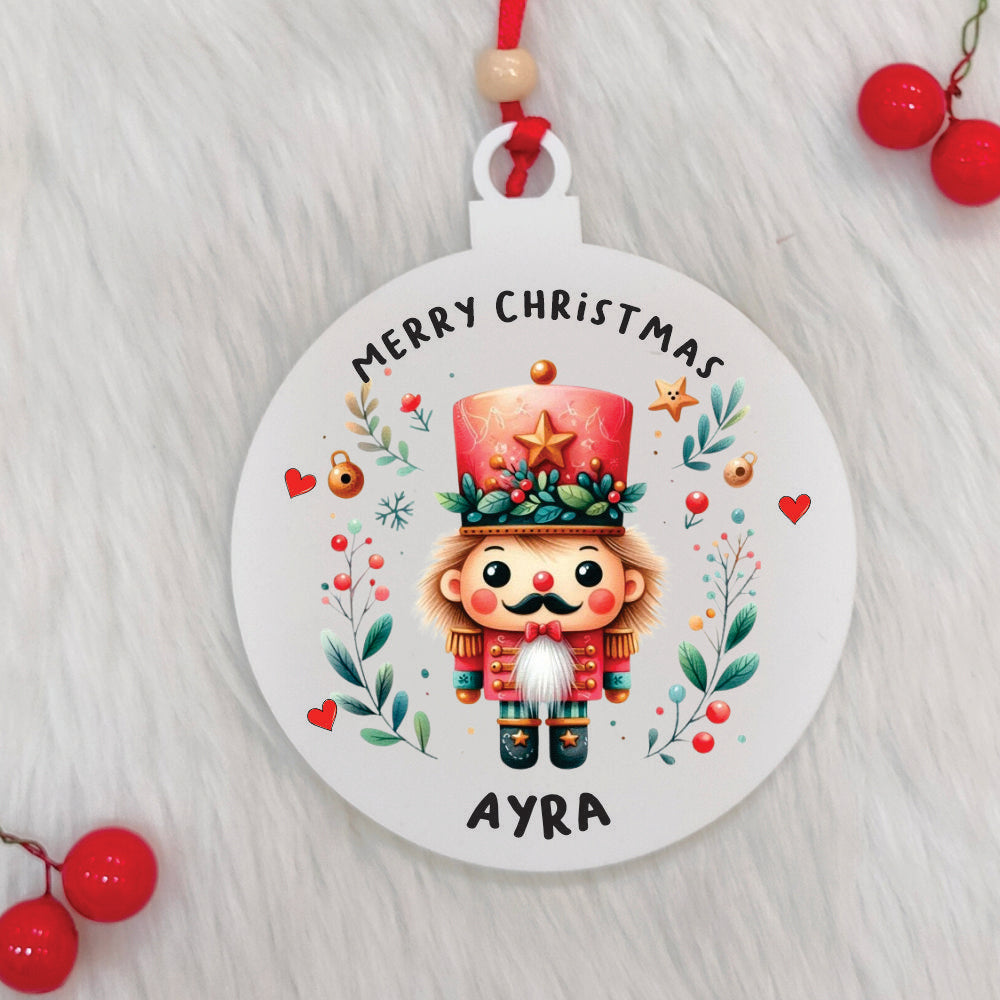 Babble Wrap Jolly Nutcracker Ornament