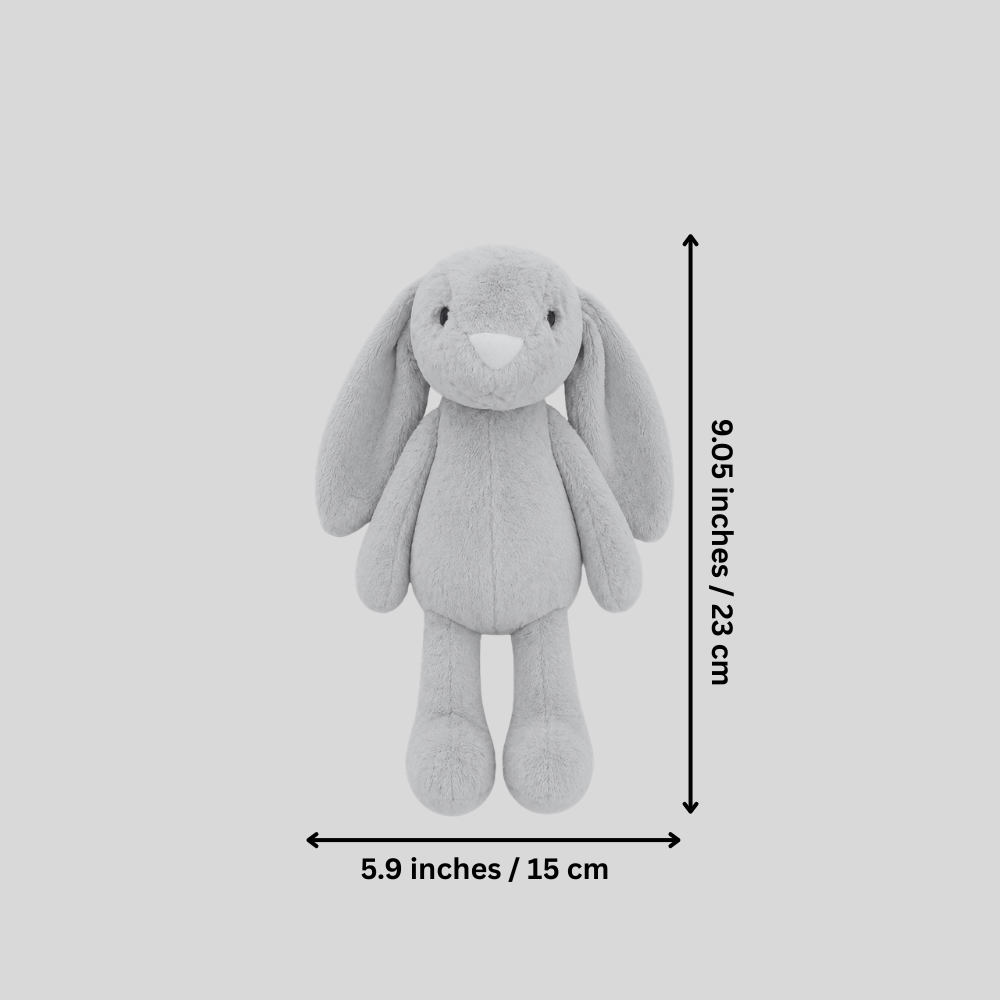 Babble Wrap Snug Bunny - Grizzy