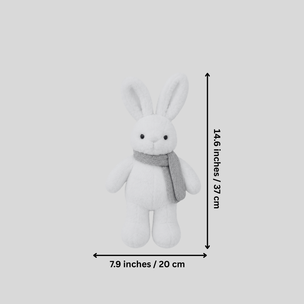 Babble Wrap SnugScarf Bunny  - Frosty