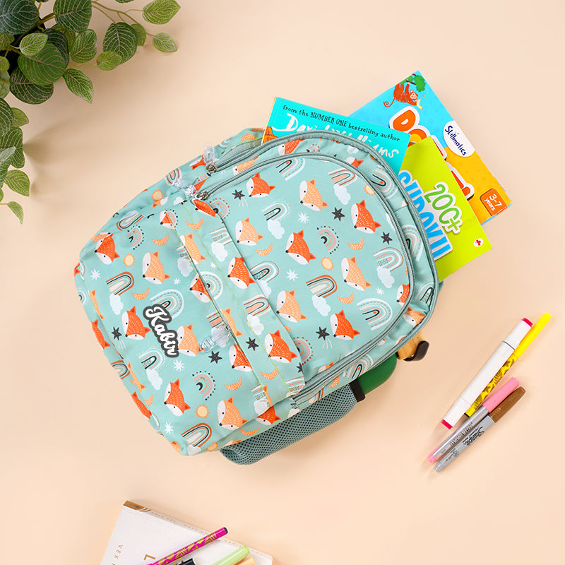 Printed backpack- Fox