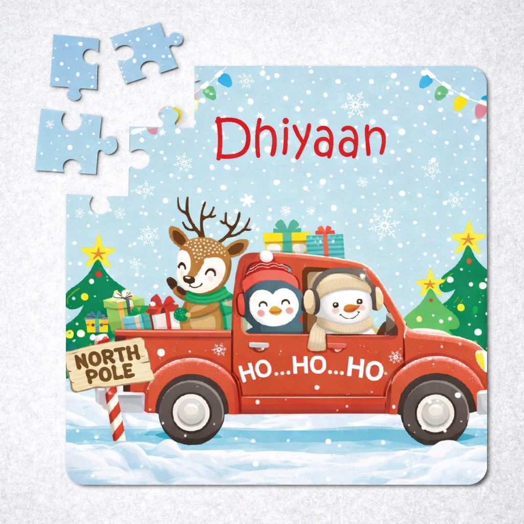 Magnetic Puzzle – Christmas Road Trip