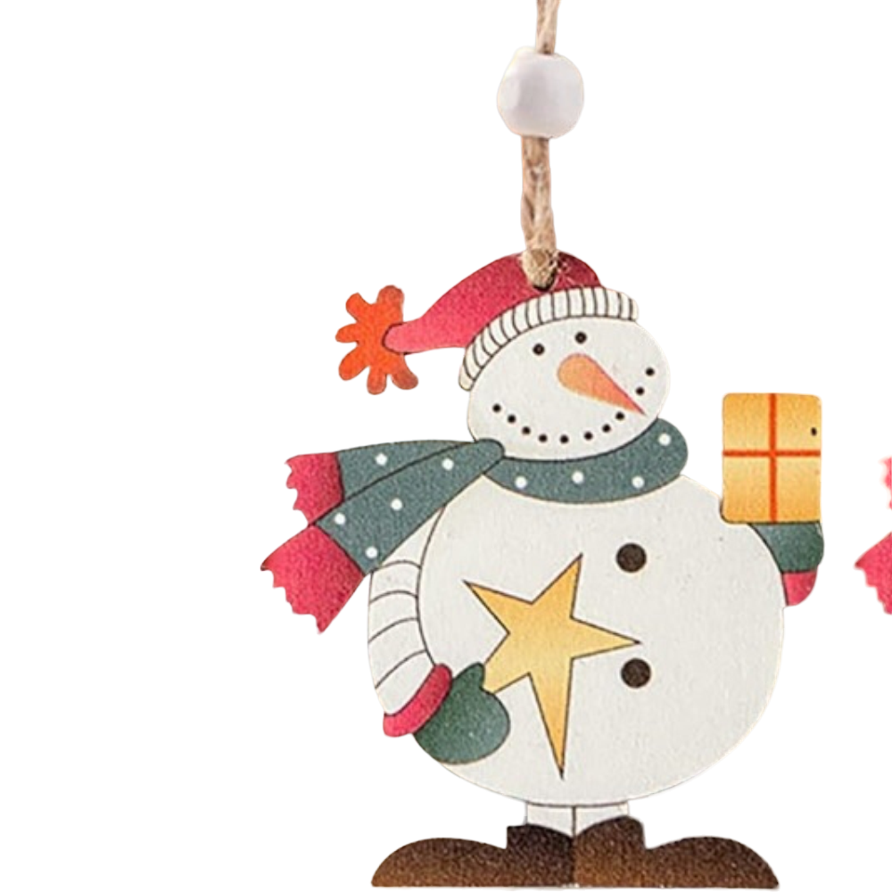 Babble Wrap Joyful Festive Ornaments- Starry Snowman