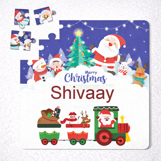 Magnetic Puzzle – Christmas Train Journey