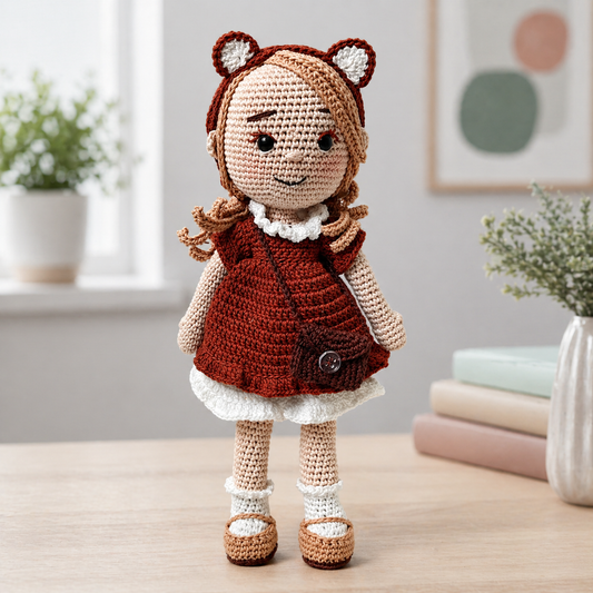 Crochet Doll - Almond Doll