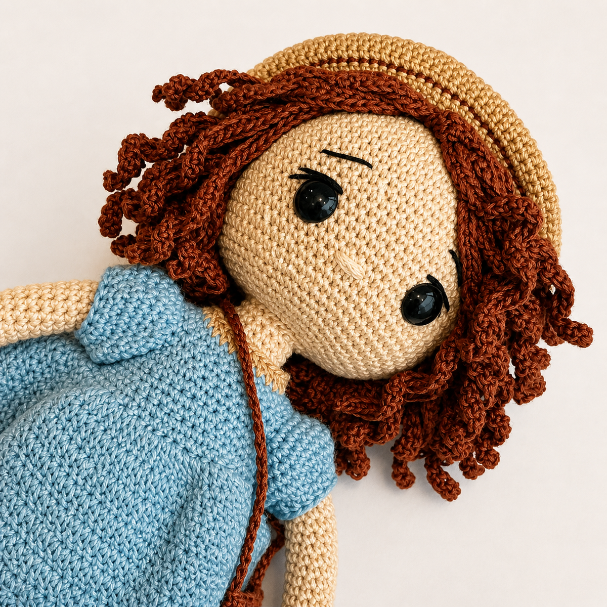 Crochet Doll - Charlotte The Curly Doll