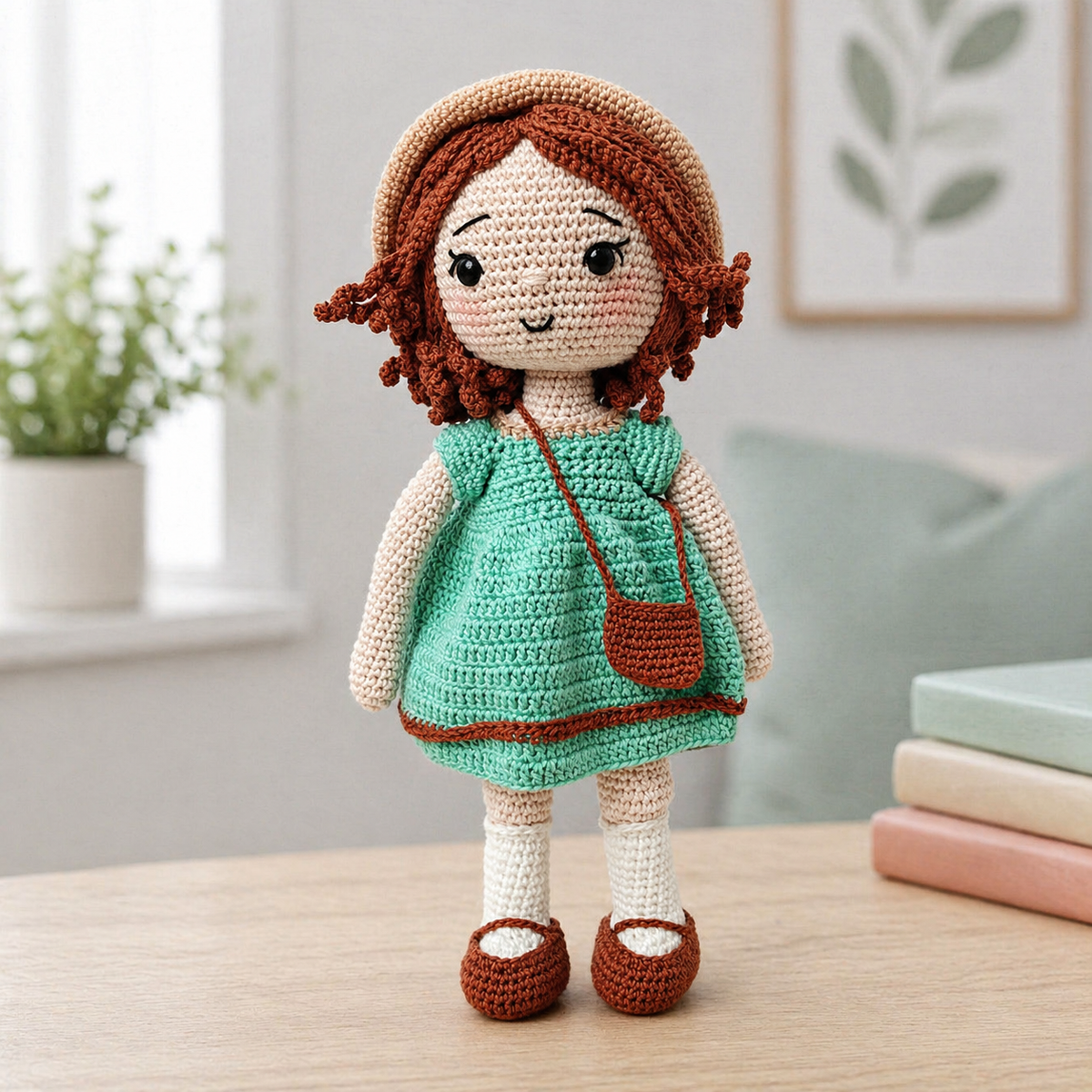 Crochet Doll - Clara The Curly Doll