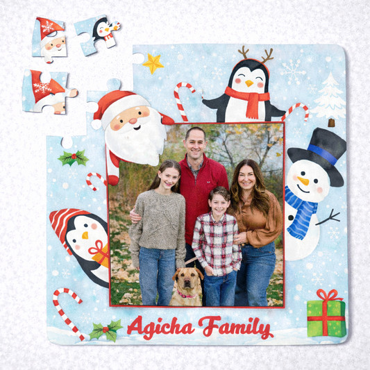 Magnetic Puzzle – Christmas Family Keepsake