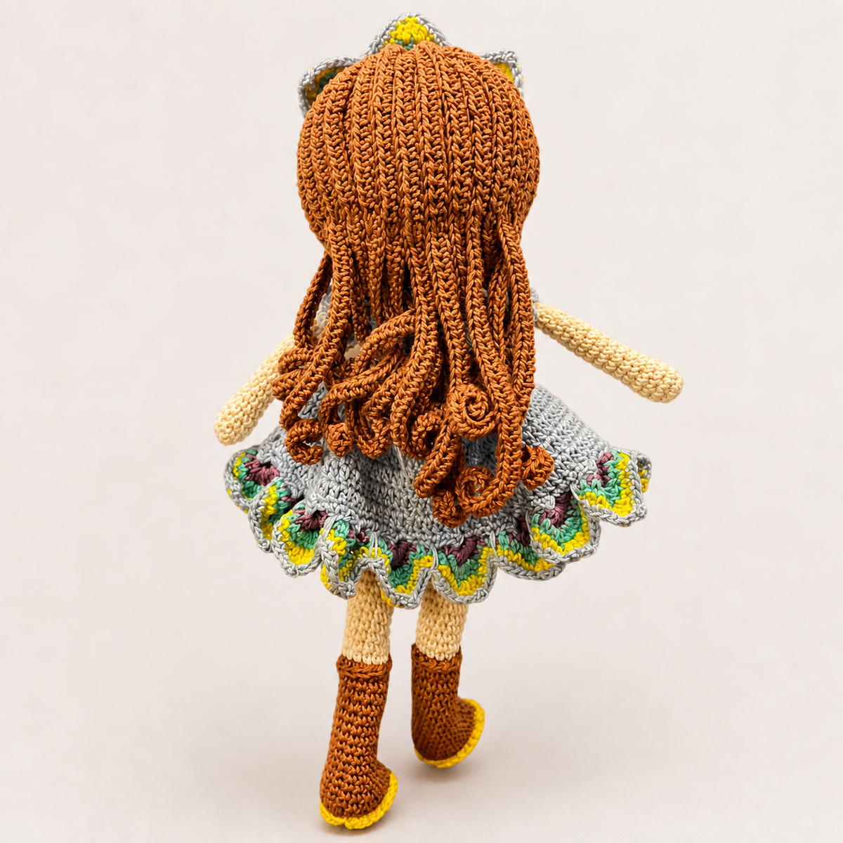 Crochet Doll - Peacock Princess