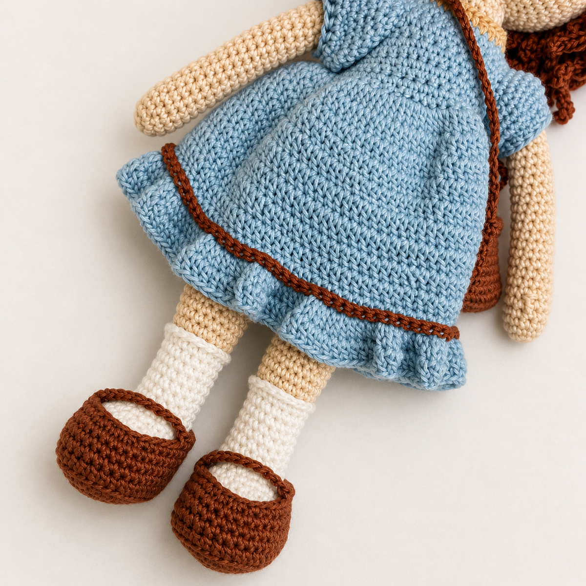 Crochet Doll - Charlotte The Curly Doll