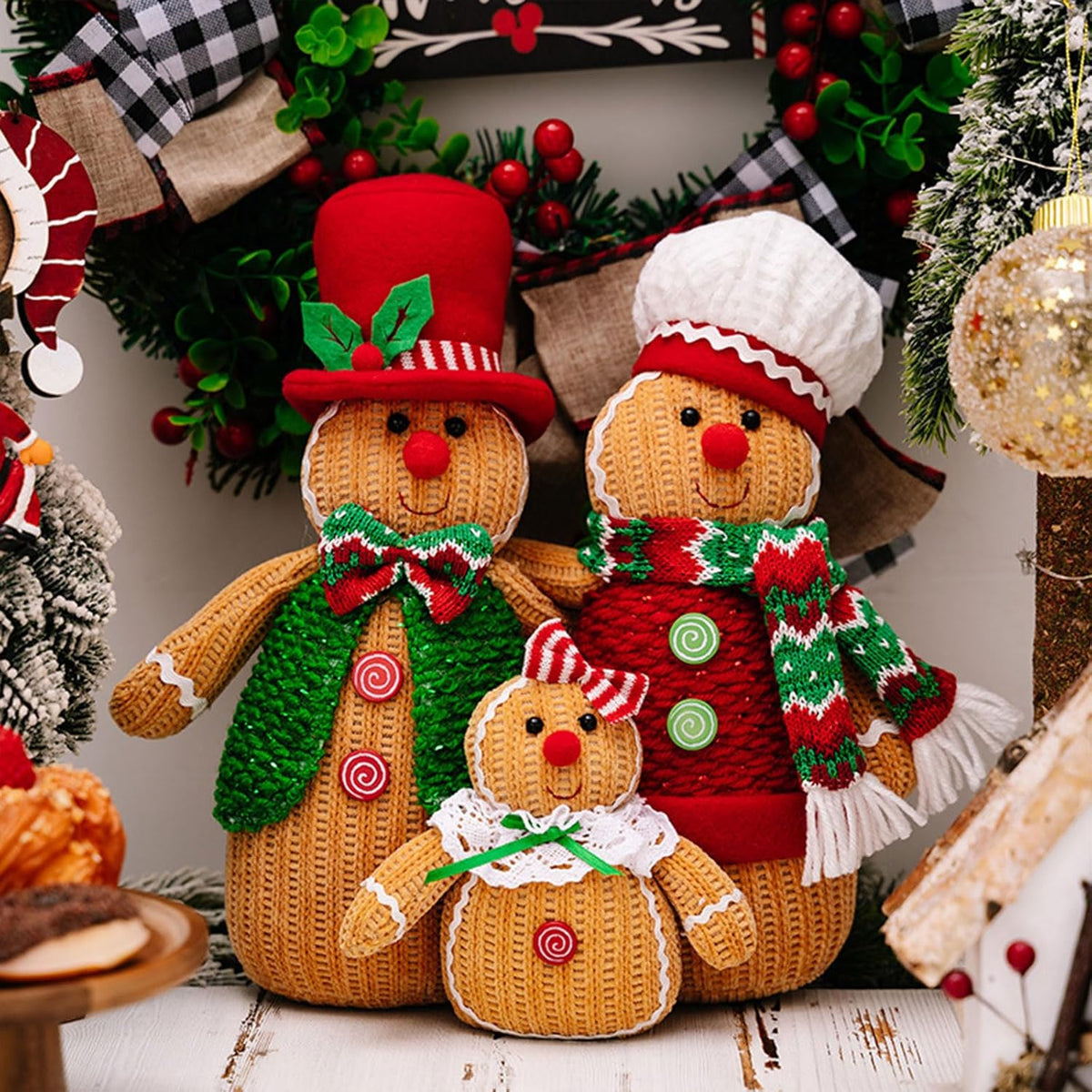 Gingerbread Christmas Family