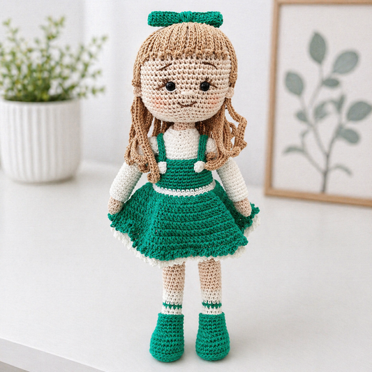 Crochet Doll  - Minty Mae