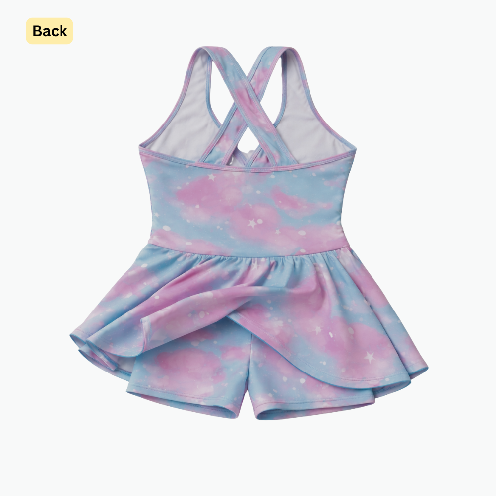 Frozen Glow Princess Swim Dress