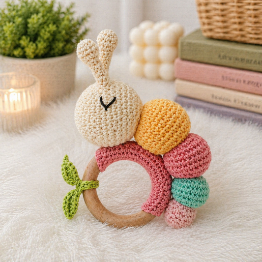 Crochet Rattle - CuddleCrawl – Sunshine