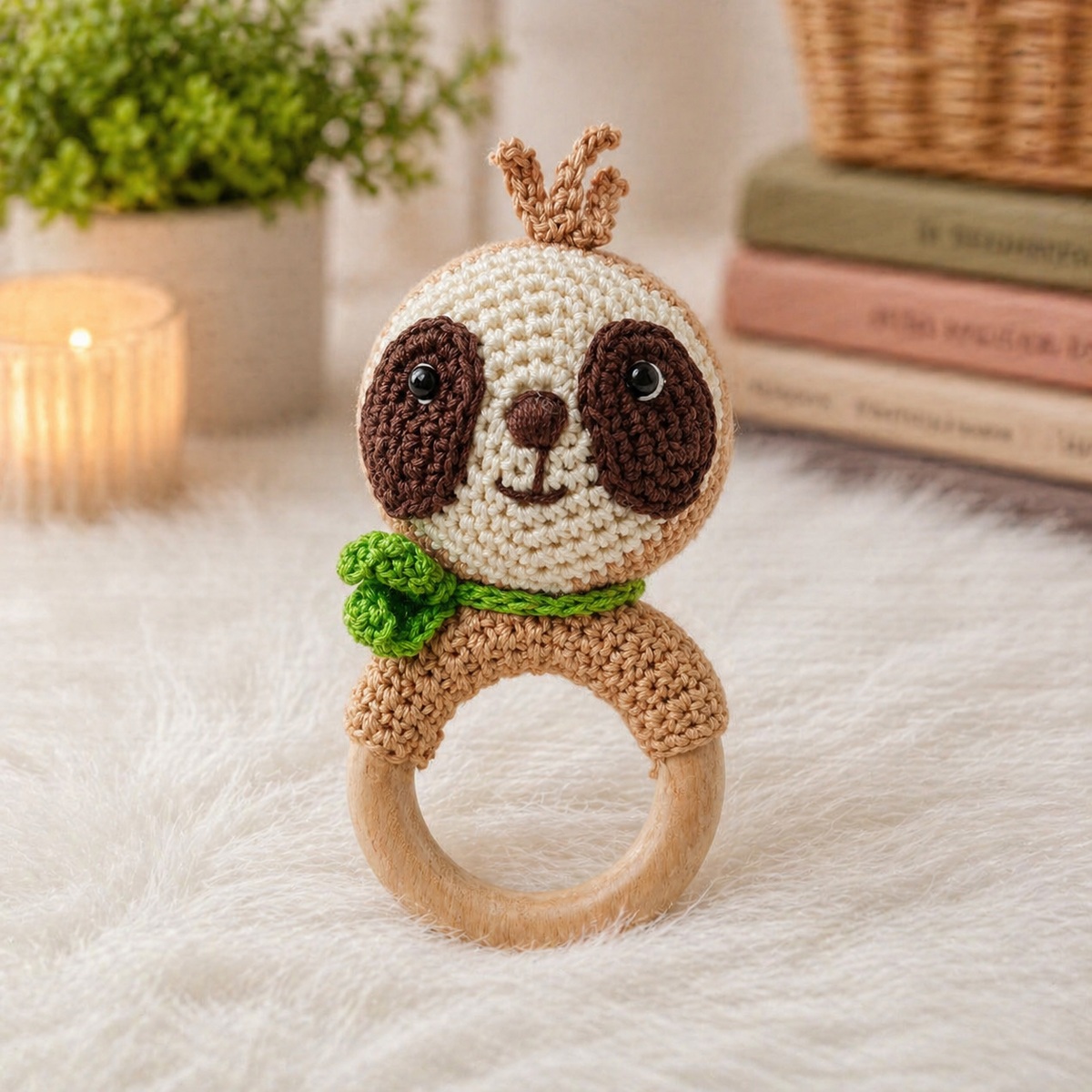 Crochet Rattle - Koala