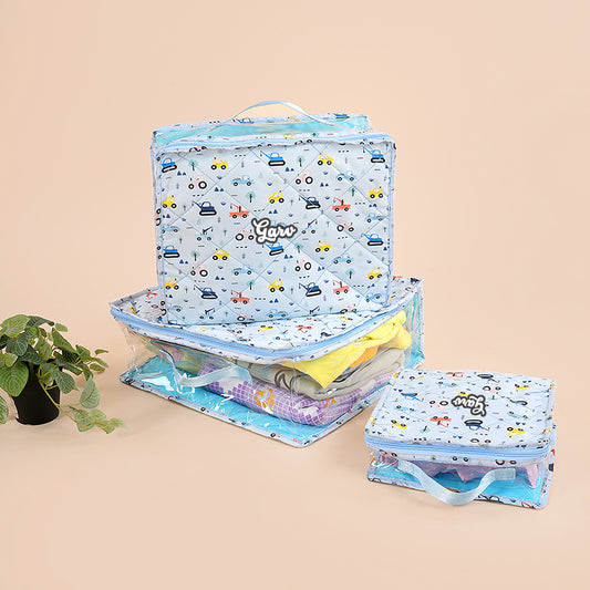 Travel cubes- 3 piece set- Vehicles