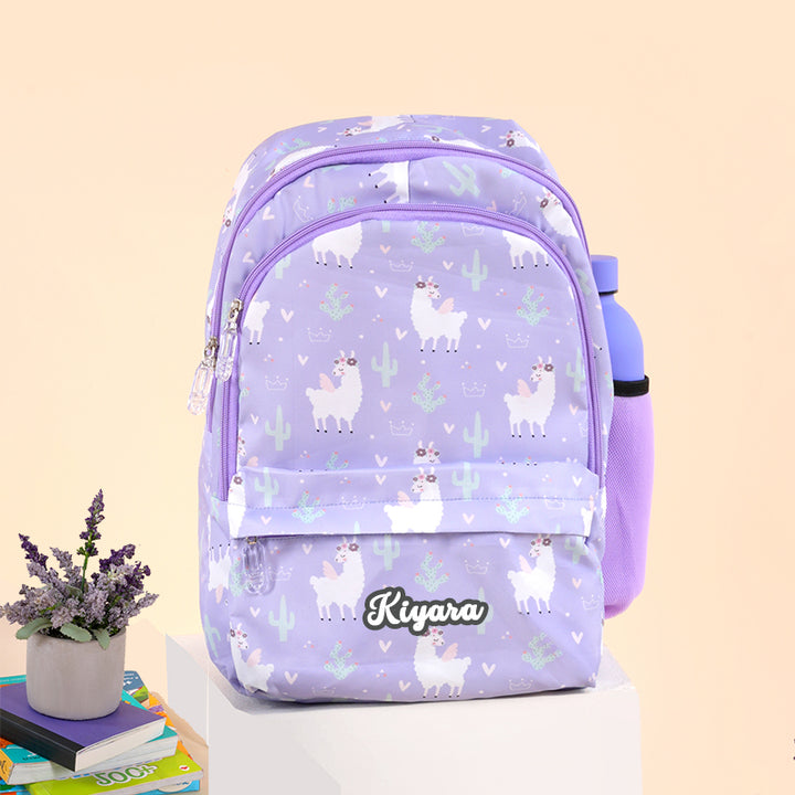 Printed backpack- Llama