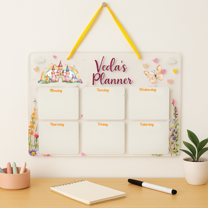 Acrylic planner - Majestic Castle