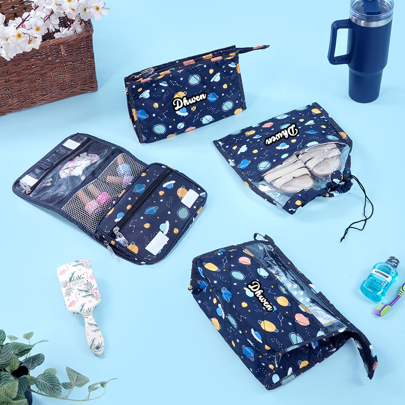 Complete travel set- 7 piece set - Space