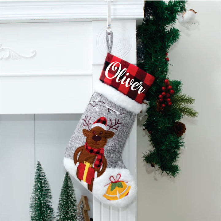 Babble Wrap The Nutcracker and Friends Stockings - Merry Moose