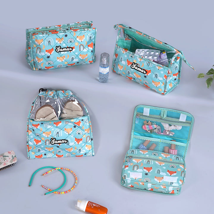 Multi use pouch set- 4 piece set - Fox